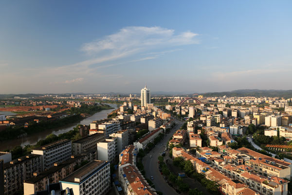 A view of Yongning district, photographer: Nong Jianjin‧农建进, source: 新华网