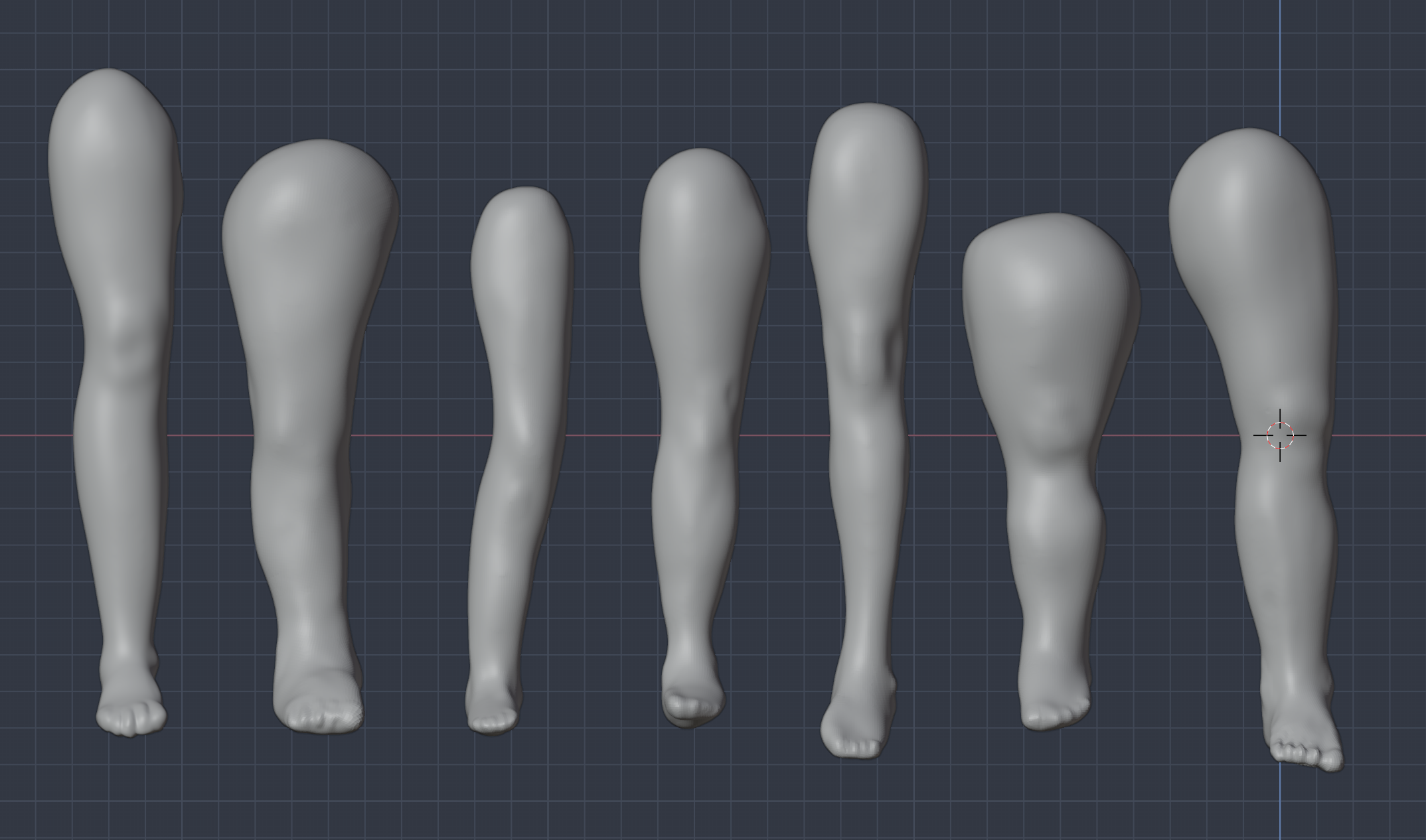 Sculpting Legs